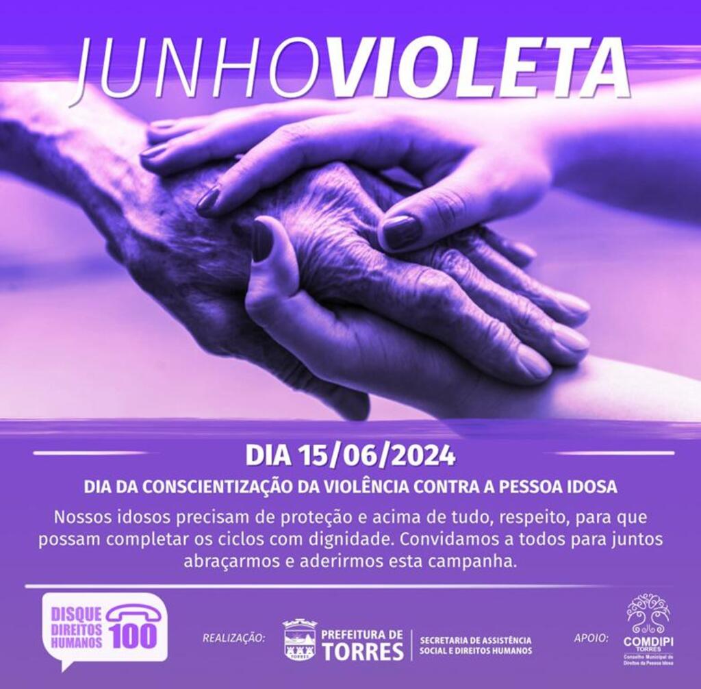 CONSELHO MUNICIPAL DOS DIREITOS DA PESSOA IDOSA DE TORRES PROMOVE CONSCIENTIZAÇÃO SOBRE VIOLÊNCIA CONTRA O IDOSO