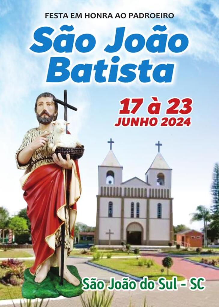 IGREJA MATRIZ PROMOVE FESTA JUNINA  EM HONRA AO PADROEIRO SÃO JOÃO BATISTA EM SÃO JOÃO DO SUL