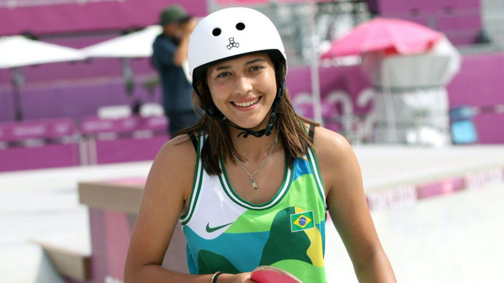 Isadora Pacheco é a representante do skate catarinense feminino nos Jogos Olímpicos de Paris