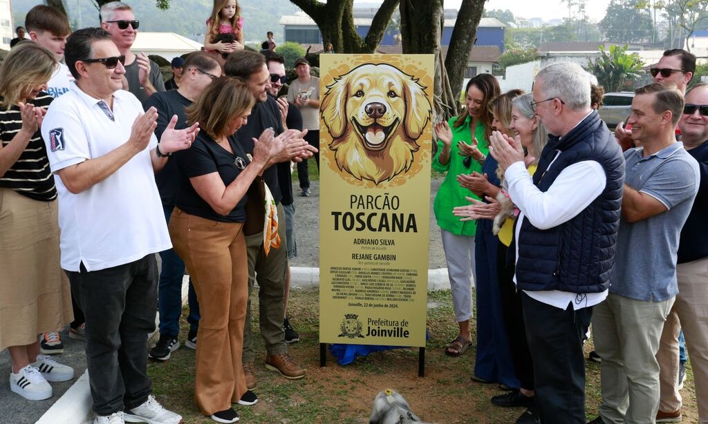 Parcão: Parque para animais é inaugurado em Joinville