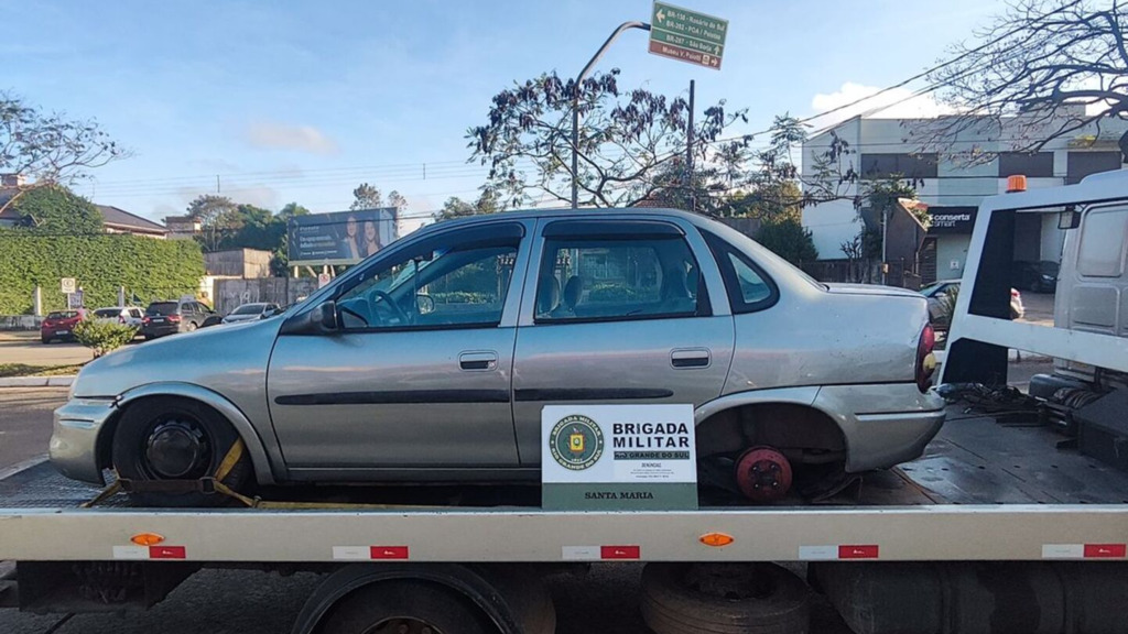 título imagem Brigada Militar recupera veículo furtado na região norte de Santa Maria