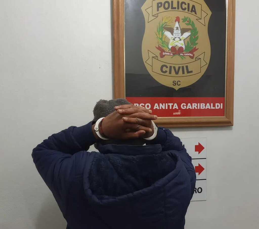 Policia Civil prende em Anita Garibaldi foragido autor de furto