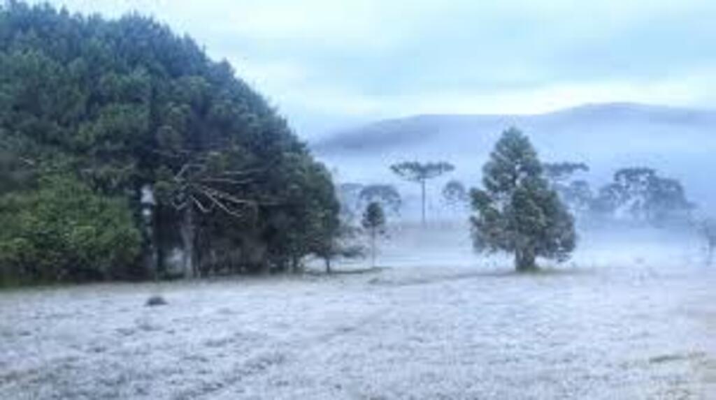 Frio intenso marca o segundo final de semana do inverno em Santa Catarina