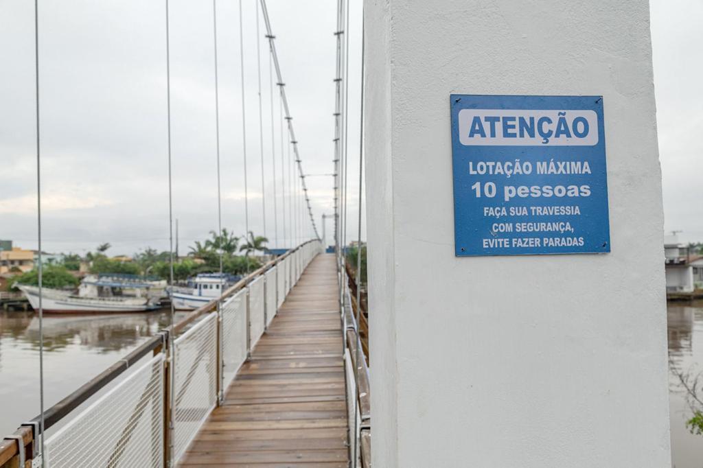 LIBERADA A PASSAGEM COM A CONCLUSÃO DA PONTE PÊNSIL ENTRE PASSO DE TORRES E TORRES