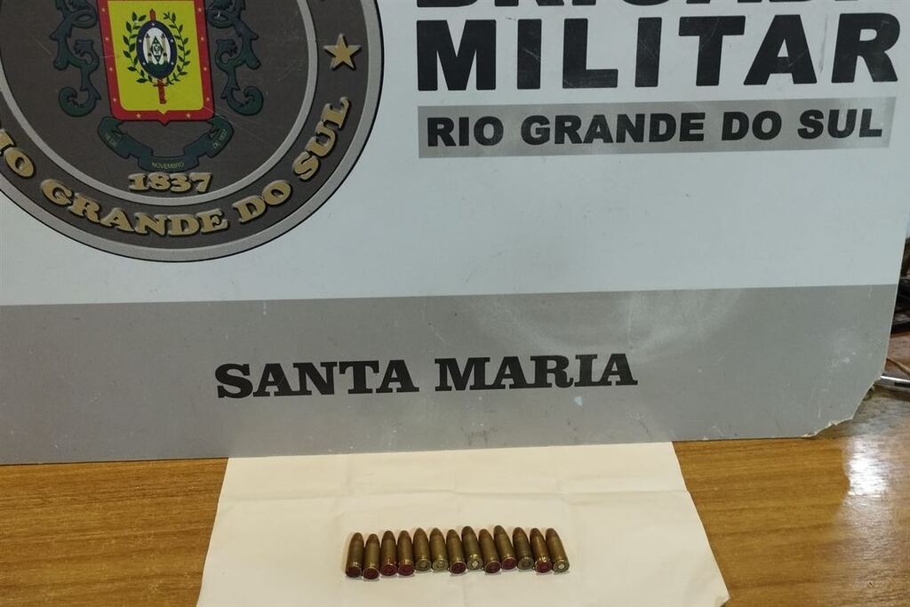 Jovem é preso com munições no Bairro Caturrita, em Santa Maria