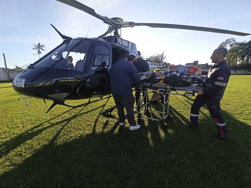 HOMEM SOFRE INFARTO E PRECISOU SER TRANSFERIDO PELA SARASUL PRA CRICIÚMA