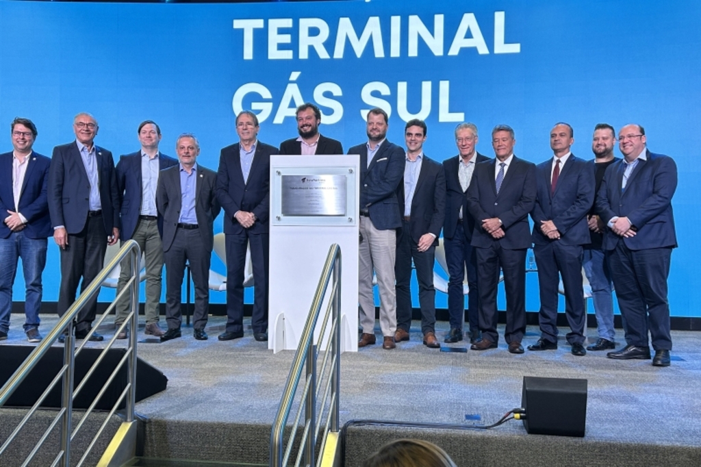 Terminal Gás Sul (TGS) de São Francisco do Sul é inaugurado na Fiesc no último dia 25