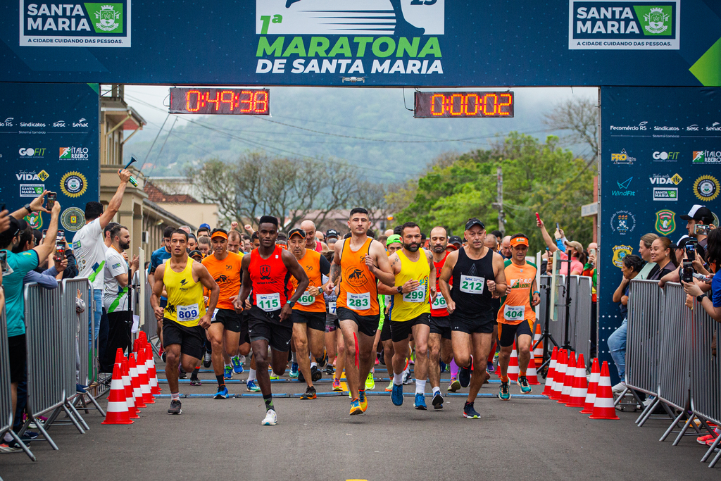 Segunda edição da Maratona de Santa Maria já tem mais de 1,5 mil inscritos; saiba como participar