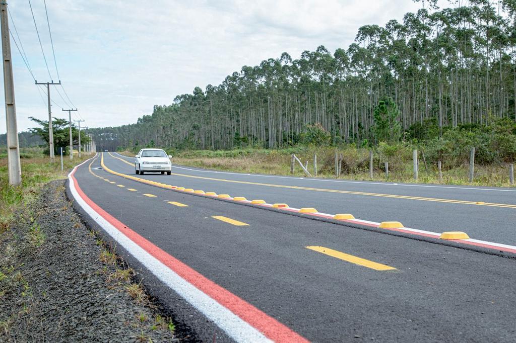 INAUGURADA A 1ª ETAPA DA PAVIMENTAÇÃO  DO ACESSO BR-101 À BELLATORRES