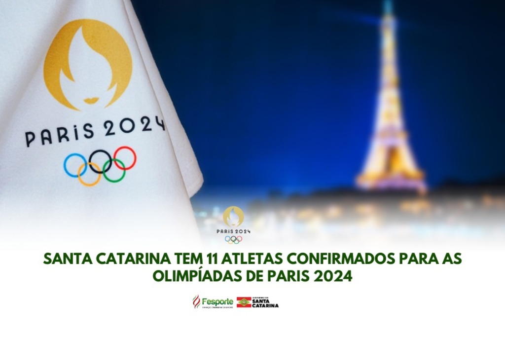 Confira os 11 atletas catarinenses confirmados para os Jogos Olímpicos de Paris