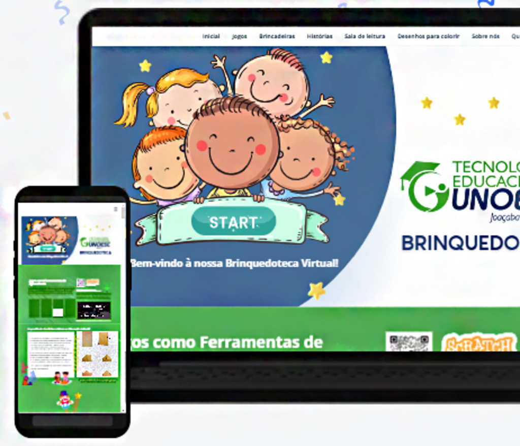  Estudantes de Tecnologia Educacional criam brinquedoteca virtual na Unoesc