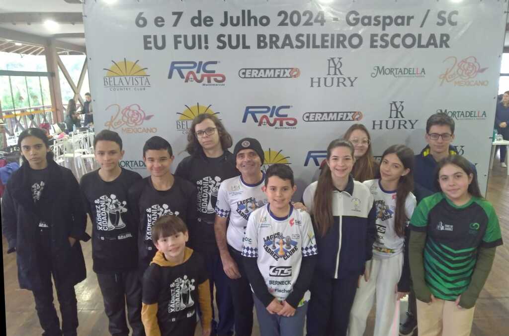 Xadrez Lageano é destaque no Sulbrasileiro Escolar