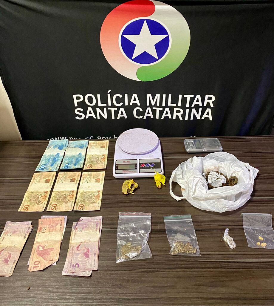 Polícia Militar prende suspeito de tráfico de drogas em Maravilha