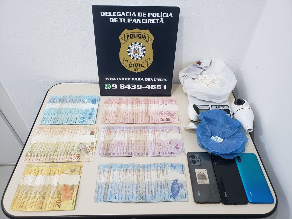 Polícia Civil cumpre mandado de busca e prende homem por tráfico de drogas em Tupanciretã