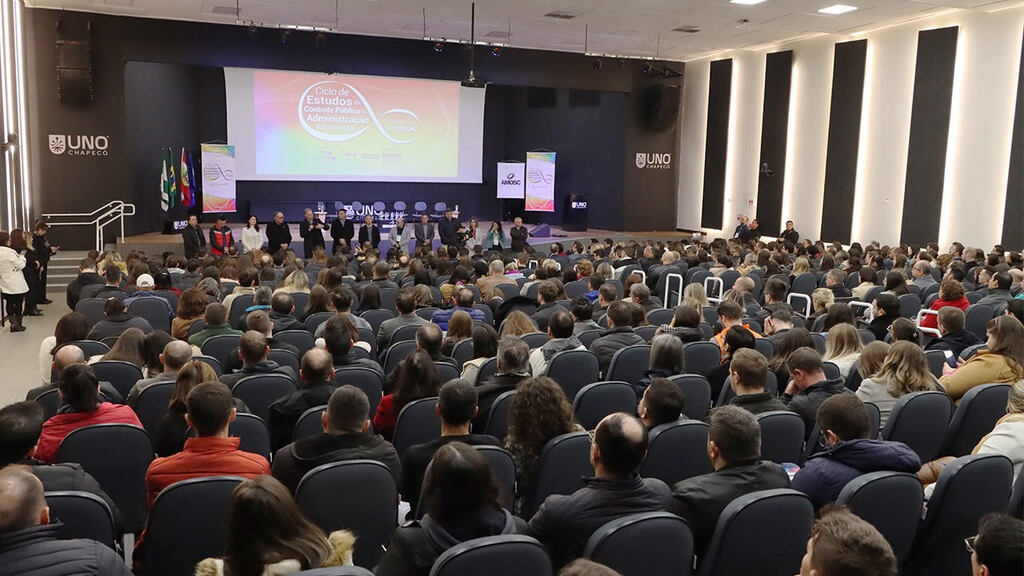 Primeira semana do 24º Ciclo de Estudos do TCE/SC reúne 852 participantes na região Oeste