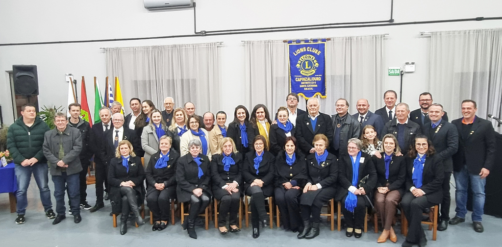 Cerimônia de posse da nova Diretoria eleita do Lions Clube de Capinzal e Ouro