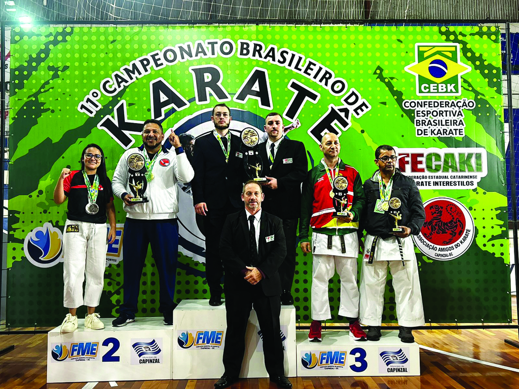 Karatê da Federação Fecaki de Santa Catarina conquista bicampeonato Brasileiro