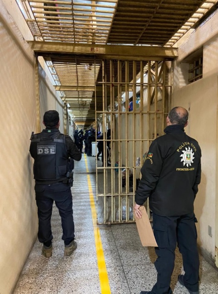 PCRS – Divulgação - A Polícia Penal cumpriu mandado na Penitenciária