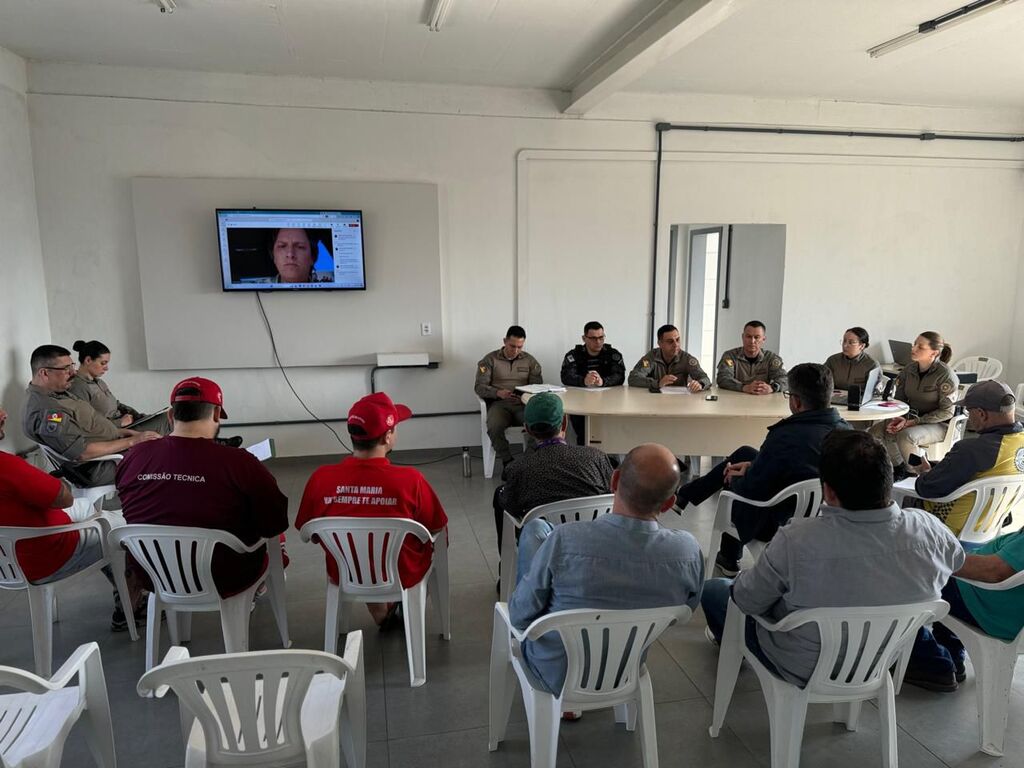 Divisão de Acesso: Brigada Militar se reúne com representantes de Inter-SM e Pelotas para definir ações de segurança no estádio