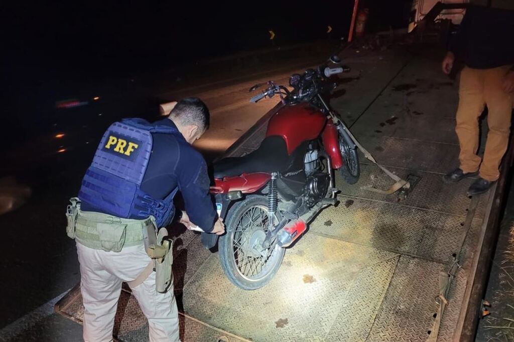 Motociclista é preso por disputar racha em rodovia de Santa Maria