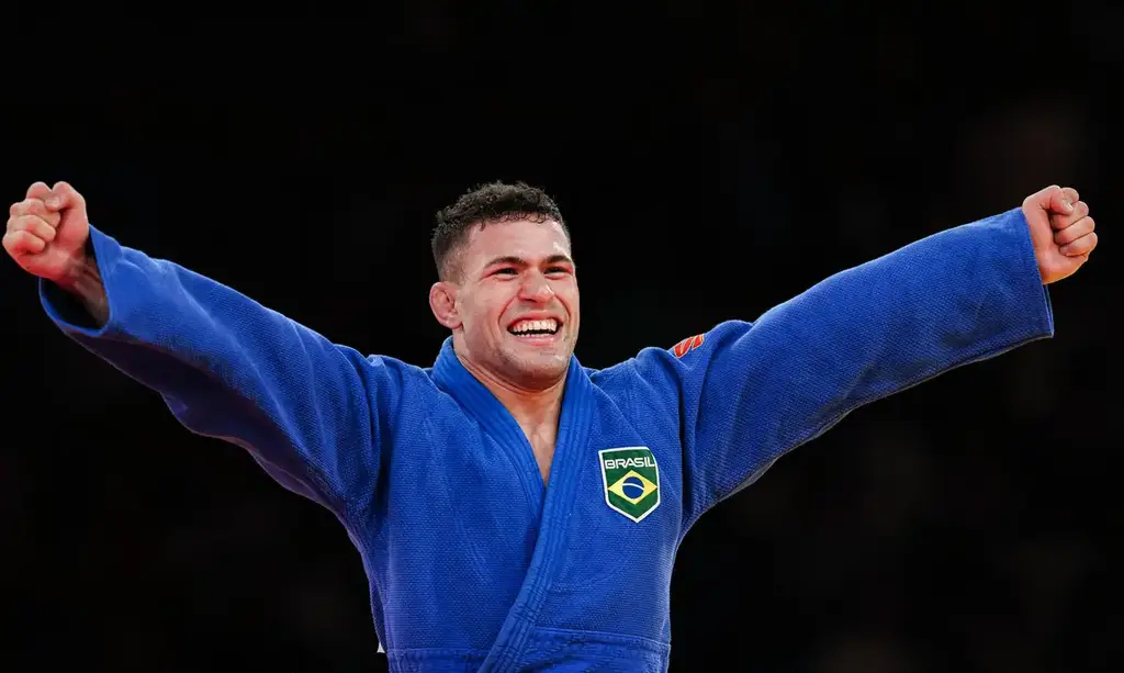 Wander Roberto / COB / DIRETO RESERVADOS - Judoca Willian Lima foi medalha de prata na categoria 66 kg