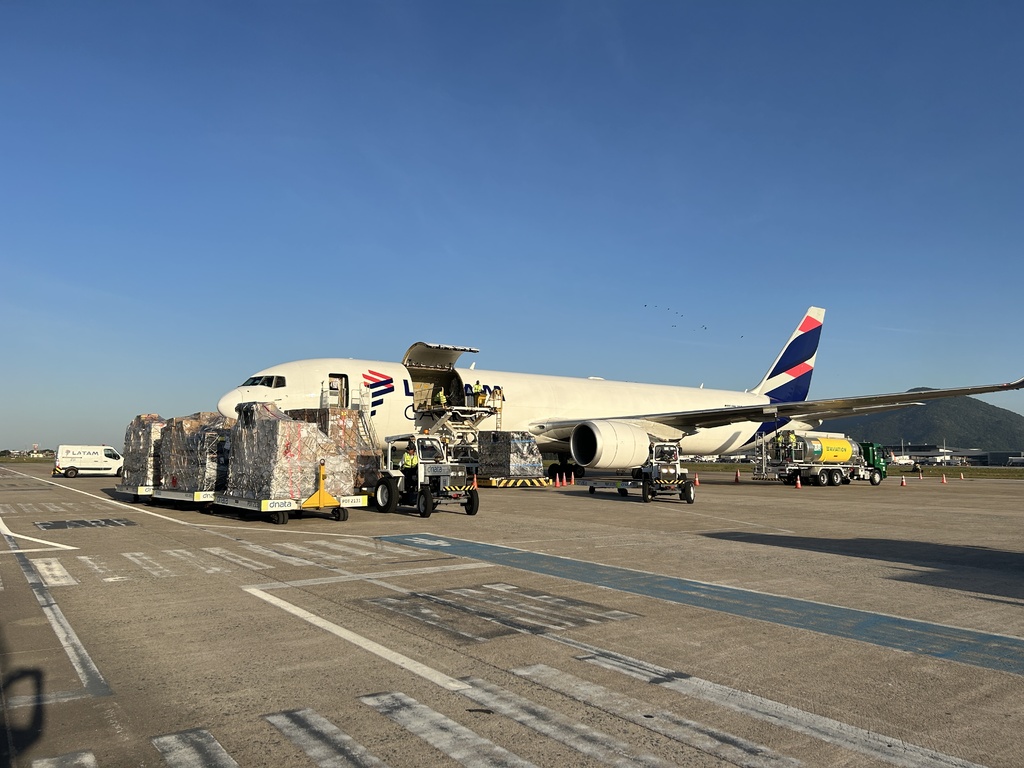 Terminal de cargas do Aeroporto Internacional de Florianópolis tem melhor desempenho de sua história