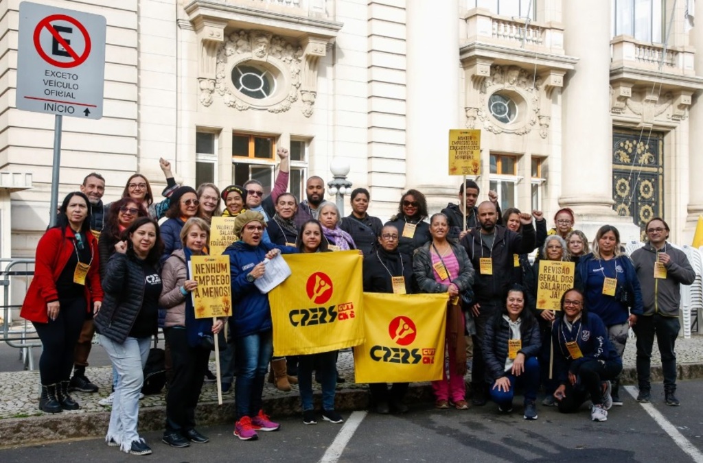 Divulgação-Cpers - O ato ocorreu nesta terça-feira.