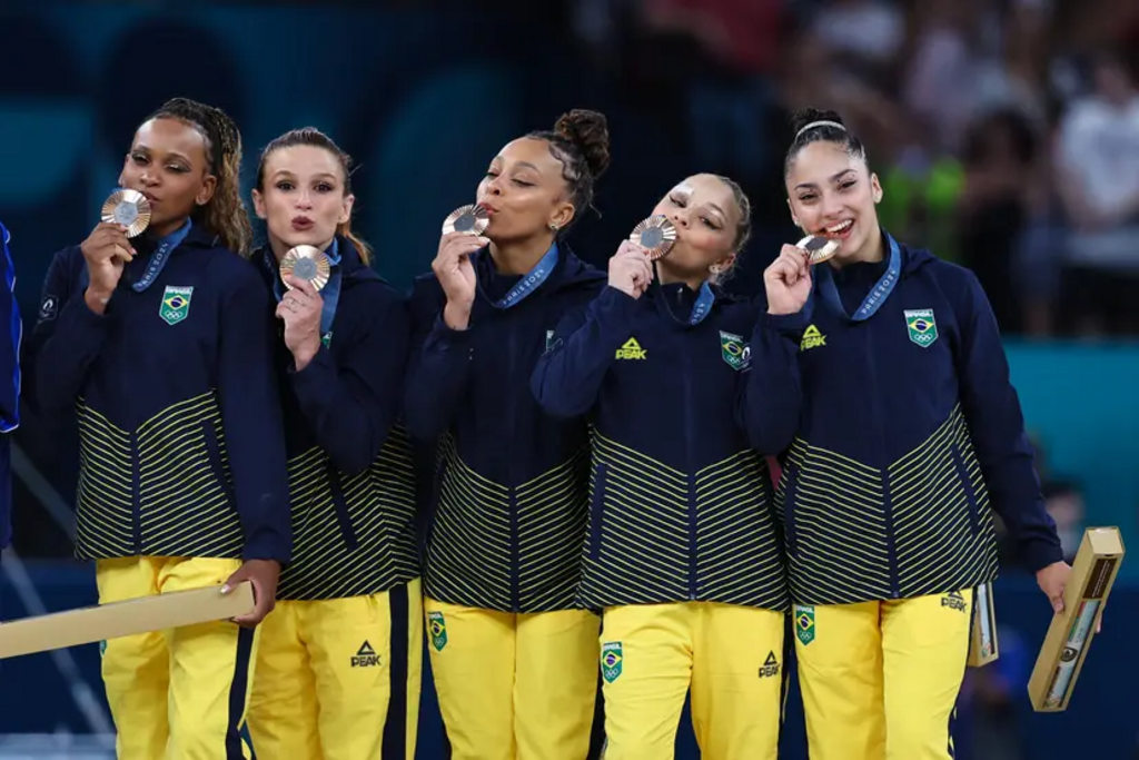 Brasil conquista medalha inédita na ginástica no quarto dia da Olimpíada de Paris