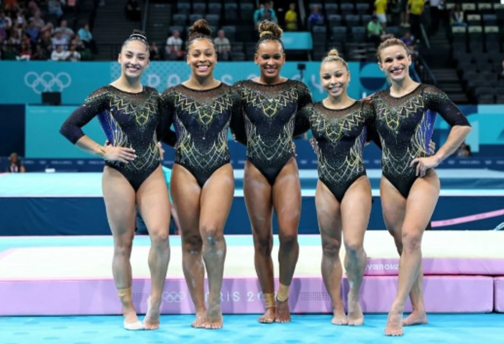 Ginástica brasileira conquista medalha inédita em equipes nos Jogos Olímpicos de Paris