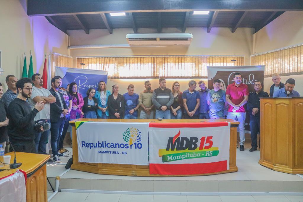 MARTA E JAIA SÃO HOMOLOGADOS PRÉ-CANDIDATOS  À MAJORITÁRIA PARA AS ELEIÇÕES DE 2024 EM MAMPITUBA