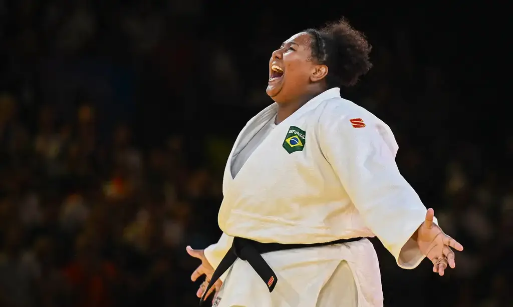 Reuters / Arlette Bashizi - A judoca Beatriz Souza conquista a primeira medalha de ouro do Brasil nesta edição Olímpica