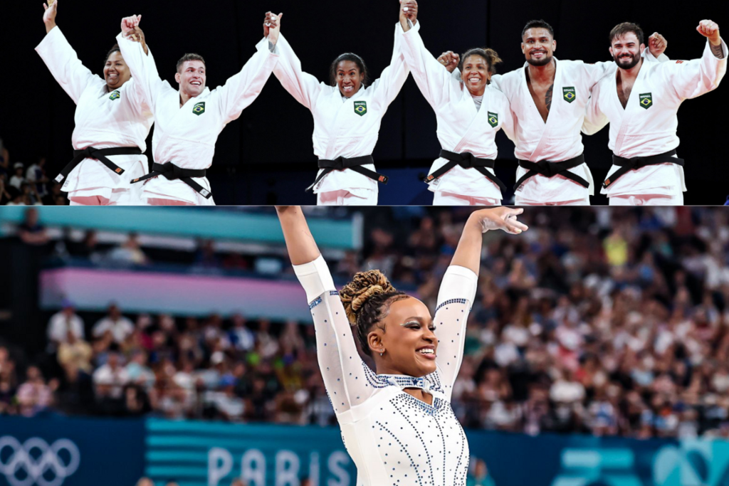 Ginástica e judô garantem mais duas medalhas para o Brasil na Olimpíada de Paris