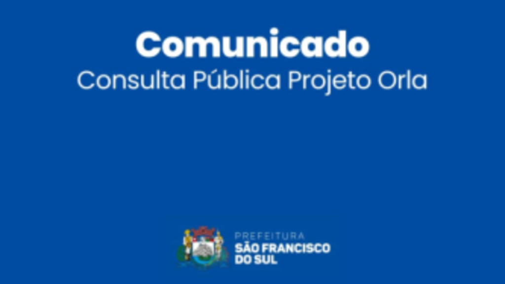 Projeto Orla inicia primeira consulta pública