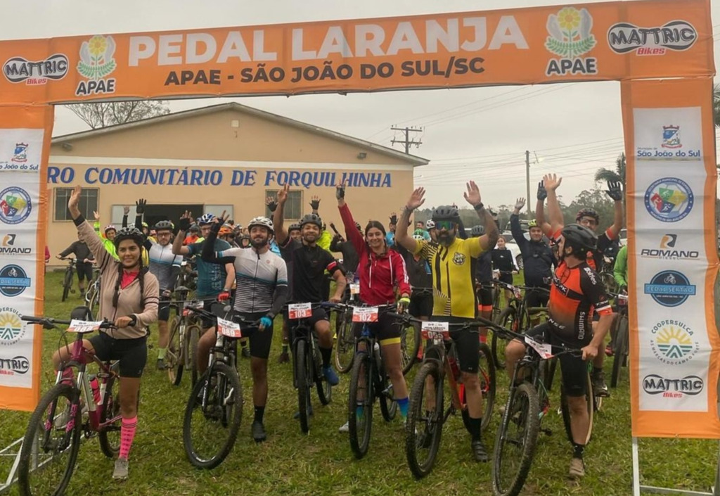 SUCESSO NO 3º PEDAL LARANJA DA APAE DE SÃO JOÃO DO SUL