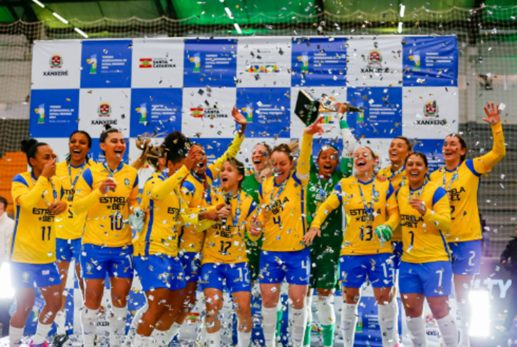 Brasil vence Paraguai e é bicampeão do Torneio Internacional de Futsal Feminino