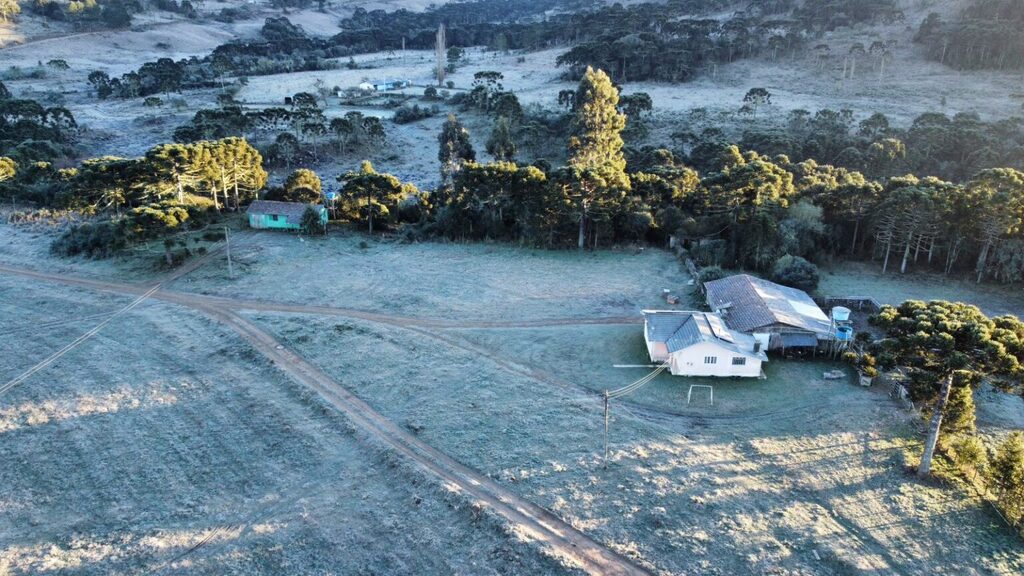 Temperaturas negativas são registradas em toda Serra Catarinense