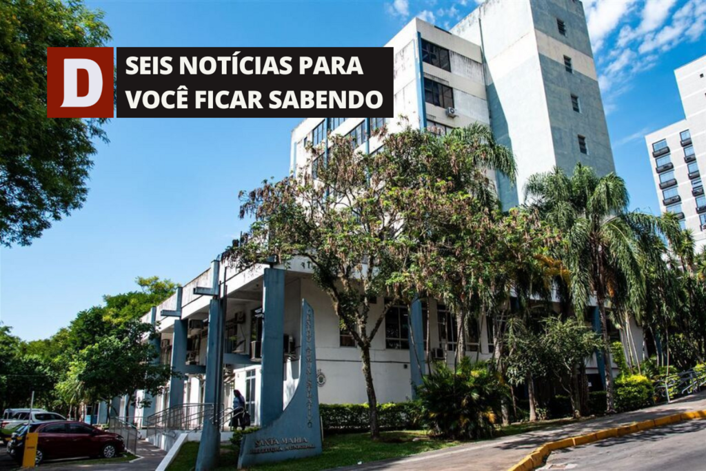 Inscrições para concurso público da prefeitura de Santa Maria encerram nesta quarta-feira e outras 5 notícias