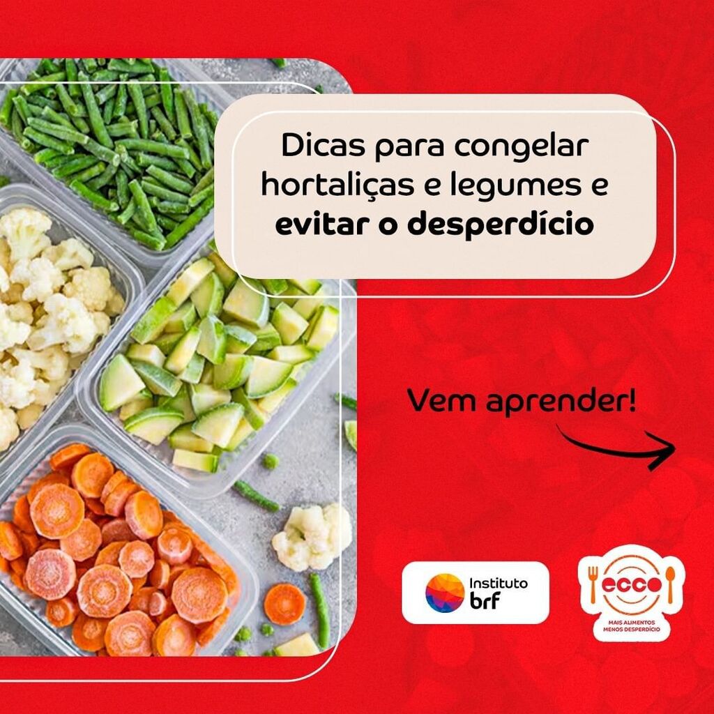  Você sabia que o freezer pode ser um importante aliado quando o assunto é evitar o desperdício de alimentos?