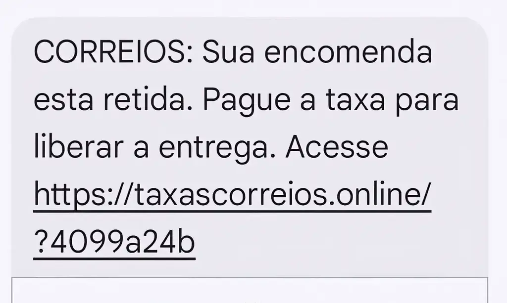 CORREIOS ALERTAM SOBRE GOLPE COBRANDO TAXA PARA RETIRAR ENCOMENDA