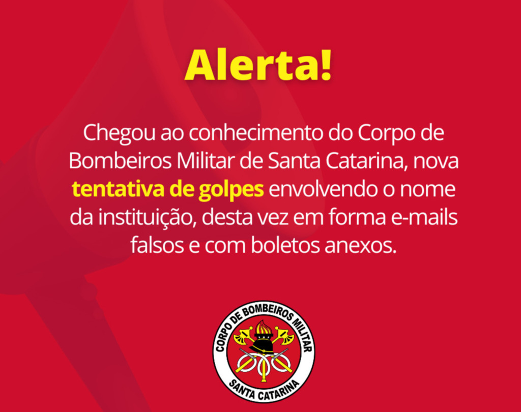 NOTA DE ESCLARECIMENTO: GOLPE VIA E-MAIL