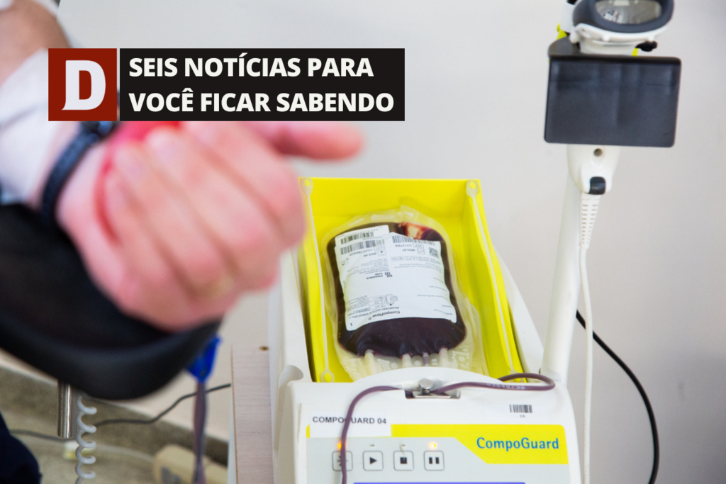 título imagem Banco de Sangue Virtual conta com mais de 20 mil doadores e outras 5 notícias