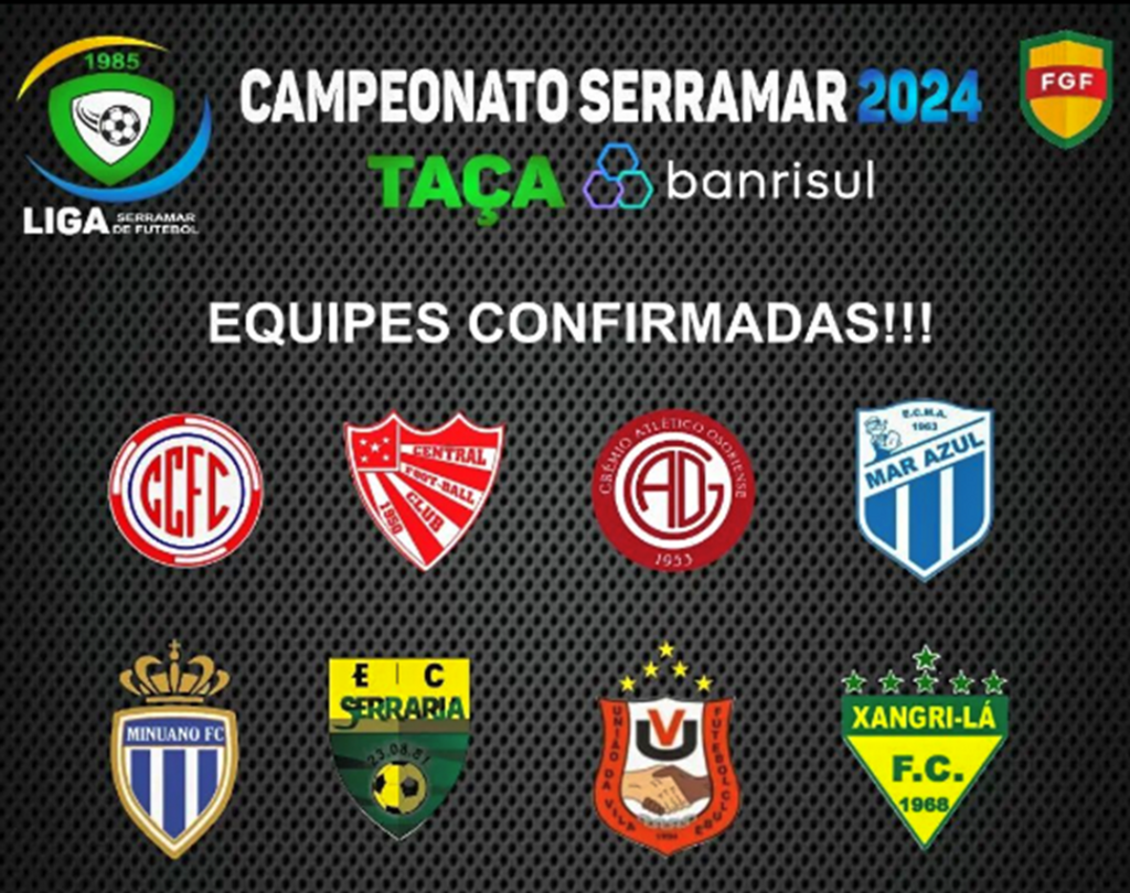 CAMPEONATO SERRAMAR DE FUTEBOL, TAÇA BANRISUL 2024 INICIA DIA 1º DE SETEMBRO EM TORRES