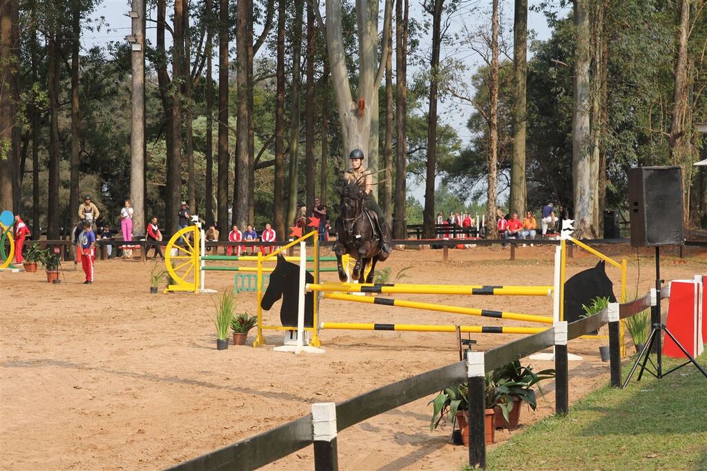 Foto:Soldado Haag, 3ª DE - Evento foi realizado no Centro Hípico de Santa Maria (Cism)