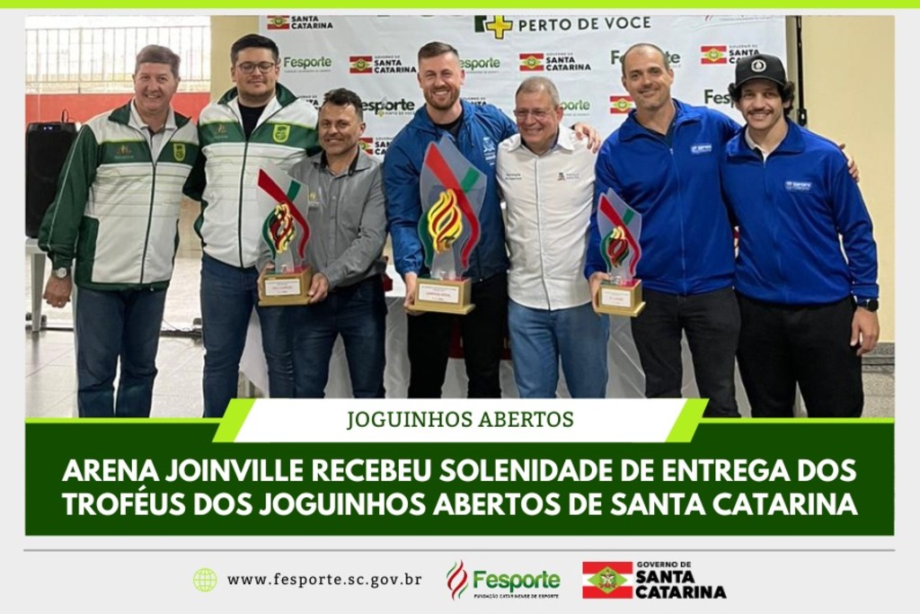 Joinville é campeã geral dos Joguinhos Abertos de Santa Catarina