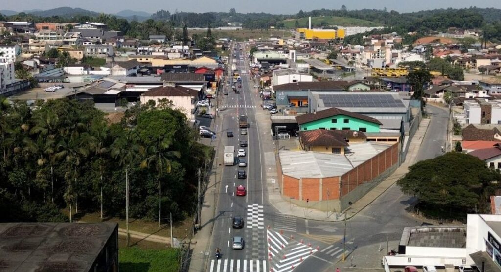 Implantação da Última Etapa do Binário nas Ruas São Paulo e Santa Catarina em Joinville