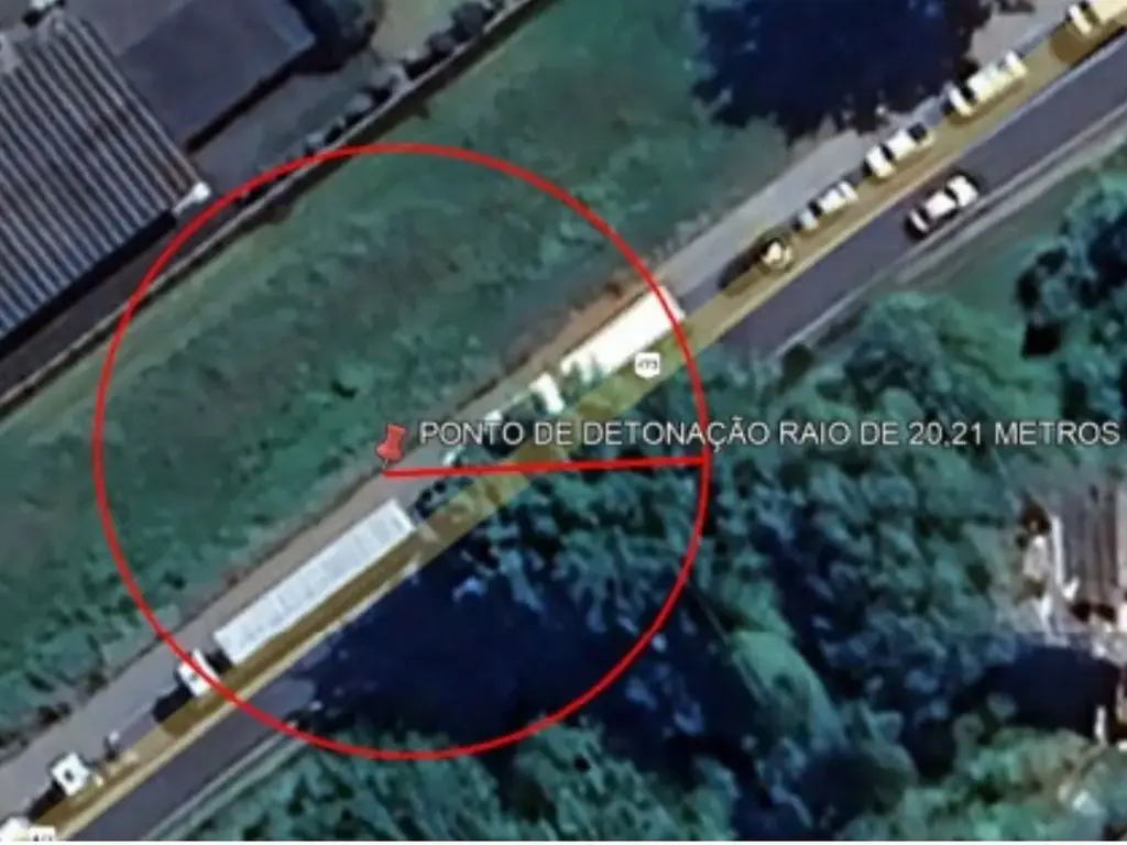 Alerta para detonação de rocha na BR-470 em Blumenau na próxima segunda-feira (26)