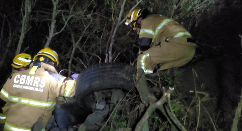 Uruguaianense sofre acidente grave na BR-290