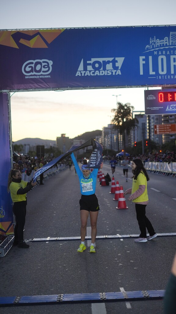 Saudadense vence corrida de 5km em Florianópolis