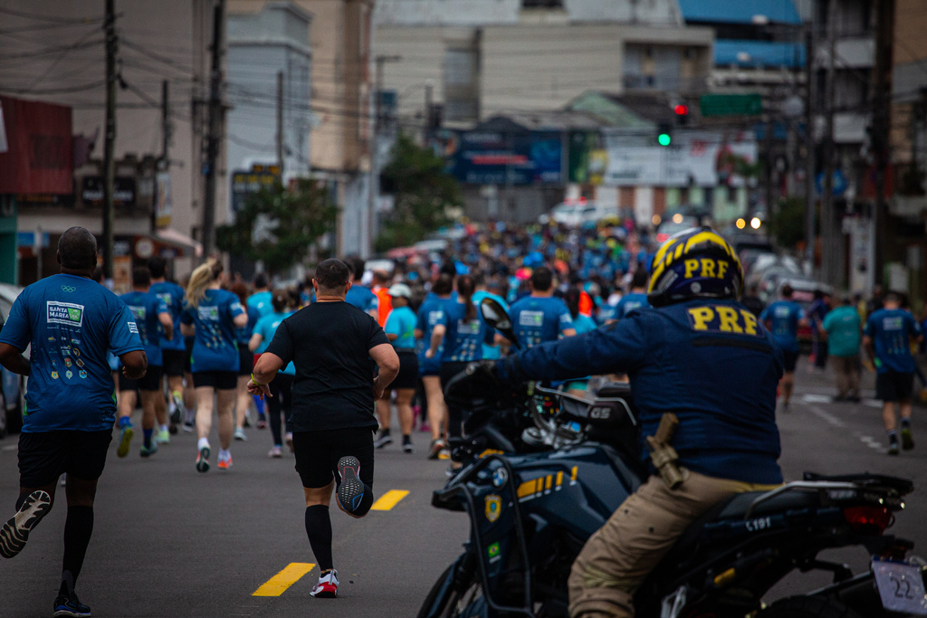 Foto: Nathália Schneider (Diário/Arquivo) - A partir das 8h deste sábado (31), a Rua Pinto Bandeira, entre as ruas Euclides da Cunha e Bento Gonçalves, estará com bloqueio para a organização do evento esportivo.