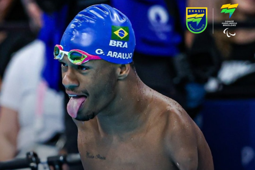 Imagem divulgação CPB - Gabriel Araújo conquista primeiro ouro do Brasil na Paralimpíada de Paris